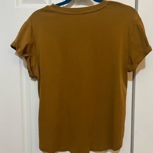 Dark mustard yellow T-shirt